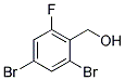 2,4-DIBROMO-6-FLUOROBENZYL ALCOHOL Struktur