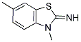 3,6-DIMETHYL-1,3-BENZOTHIAZOL-2(3H)-IMINE Struktur