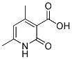 4,6-DIMETHYL-2-OXO-1,2-DIHYDRO-PYRIDINE-3-CARBOXYLIC ACID Struktur