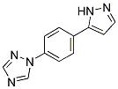 1-[4-(1H-PYRAZOL-5-YL)PHENYL]-1H-1,2,4-TRIAZOLE Struktur