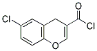 6-CHLORO-4H-BENZOPYRAN-3-CARBONYL CHLORIDE Struktur