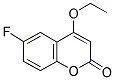 4-ETHOXY-6-FLUOROCOUMARIN Struktur