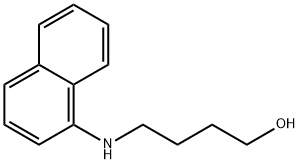 4-(NAPHTHALEN-1-YLAMINO)-BUTAN-1-OL Struktur