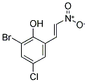 1-(3-BROMO-5-CHLORO-2-HYDROXYPHENYL)-2-NITROETHENE Struktur