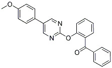 (2-([5-(4-METHOXYPHENYL)PYRIMIDIN-2-YL]OXY)PHENYL)(PHENYL)METHANONE Struktur