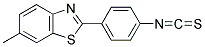 2-(4-ISOTHIOCYANATO-PHENYL)-6-METHYL-BENZOTHIAZOLE Struktur