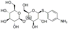 4-AMINOPHENYL 1-THIO-BETA-D-CELLOBIOSIDE Struktur