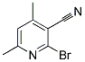 2-BROMO-4,6-DIMETHYLNICOTINONITRILE Struktur