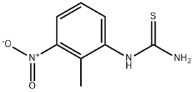 N-(2-METHYL-3-NITROPHENYL)THIOUREA Struktur