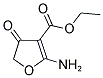 2-AMINO-4-OXO-4,5-DIHYDRO-FURAN-3-CARBOXYLIC ACID ETHYL ESTER Struktur