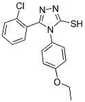 5-(2-CHLORO-PHENYL)-4-(4-ETHOXY-PHENYL)-4H-[1,2,4]TRIAZOLE-3-THIOL Struktur