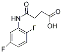 4-(2,5-DIFLUOROANILINO)-4-OXOBUTANOIC ACID Struktur