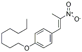 1-(4-OCTYLOXYPHENYL)-2-NITROPROPENE Struktur