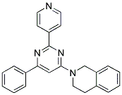 2-(6-PHENYL-2-PYRIDIN-4-YLPYRIMIDIN-4-YL)-1,2,3,4-TETRAHYDROISOQUINOLINE Struktur