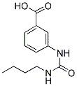 3-([(BUTYLAMINO)CARBONYL]AMINO)BENZOIC ACID Struktur