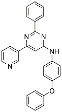 (4-PHENOXY-PHENYL)-(2-PHENYL-6-PYRIDIN-3-YL-PYRIMIDIN-4-YL)-AMINE Struktur