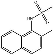 N-(2-METHYL-1-NAPHTHYL)METHANESULFONAMIDE Struktur