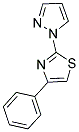 4-PHENYL-2-(1H-PYRAZOL-1-YL)-1,3-THIAZOLE Struktur