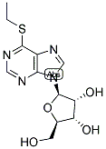 6-(ETHYLTHIO)-9-BETA-D-RIBOFURANOSYLPURINE Struktur