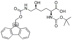 BOC-(2S, 5S)-LYSINE(5-OH, N-FMOC) Struktur