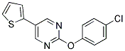 2-(4-CHLOROPHENOXY)-5-THIEN-2-YLPYRIMIDINE Struktur