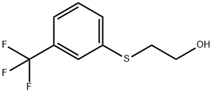 3-TRIFLUOROMETHYLPHENYLTHIOETHANOL Struktur