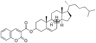 3-(CHOLESTERYLOXYCARBONYL)COUMARIN Struktur