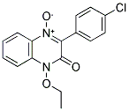 3-(4-CHLOROPHENYL)-1-ETHOXYQUINOXALIN-2(1H)-ONE 4-OXIDE Struktur