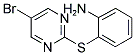 2-[(5-BROMOPYRIMIDIN-2-YL)THIO]ANILINE Struktur