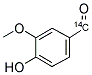 VANILLIN, [CARBONYL-14C] Struktur