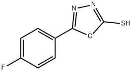 5-(4-FLUORO-PHENYL)-[1,3,4]OXADIAZOLE-2-THIOL Struktur