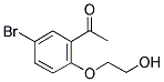 5'-BROMO-2'-(2-HYDROXYETHOXY)ACETOPHENONE Struktur