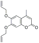 6,7-DIALLYLOXY-4-METHYLCOUMARIN Struktur