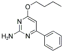 2-AMINO-4-BUTHOXY-6-PHENYLPYRIMIDINE Struktur