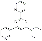 N,N-DIETHYL-2-PYRIDIN-2-YL-6-PYRIDIN-3-YLPYRIMIDIN-4-AMINE Struktur