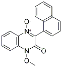 1-METHOXY-3-(1-NAPHTHYL)QUINOXALIN-2(1H)-ONE 4-OXIDE Struktur