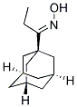 (1E)-1-(1-ADAMANTYL)PROPAN-1-ONE OXIME Struktur