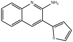 3-(2-THIENYL)-2-QUINOLINAMINE Struktur