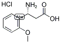 (R)-3-AMINO-3-(2-METHOXY-PHENYL)-PROPANOIC ACID HYDROCHLORIDE Struktur