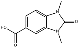 1,3-DIMETHYL-2-OXO-2,3-DIHYDRO-1 H-BENZOIMIDAZOLE-5-CARBOXYLIC ACID Struktur