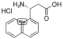 (R)-3-AMINO-3-(1-NAPHTHYL)-PROPANOIC ACID HYDROCHLORIDE Struktur