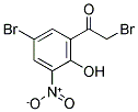 2-BROMO-1-(5-BROMO-2-HYDROXY-3-NITROPHENYL)ETHANONE Structure