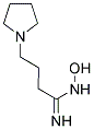 N-HYDROXY-4-(1-PYRROLIDINE)-BUTYRAMIDINE Struktur