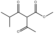 2-ACETYL-4-METHYL-3-OXO-PENTANOIC ACID METHYL ESTER Struktur