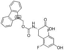 FMOC-L-TYR(2,6-DIFLUORO) Struktur