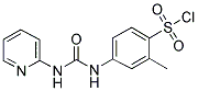 2-METHYL-4-(3-PYRIDIN-2-YL-UREIDO)BENZENESULFONYL CHLORIDE Struktur