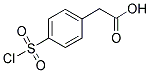 4-CHLOROSULFONYLPHENYLACETIC ACID Struktur