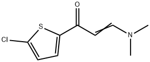 1-(5-CHLORO-2-THIENYL)-3-(DIMETHYLAMINO)-2-PROPEN-1-ONE Struktur