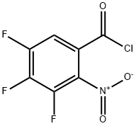 2-NITRO-3,4,5-TRIFLUOROBENZOYL CHLORIDE Struktur