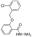 2-(2-CHLORO-BENZYLOXY)-BENZOIC ACID HYDRAZIDE Struktur